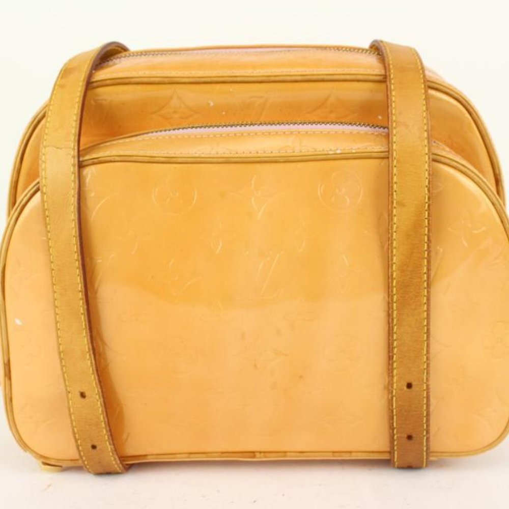 Louis Vuitton Orange Salmon Vernis Monogram Murray